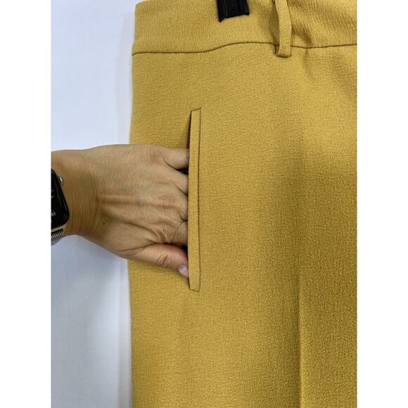 Womens Mustard Yellow 2 Pc Pant Suit Sz XL Corpcore Office Siren - Picture 8 of 14